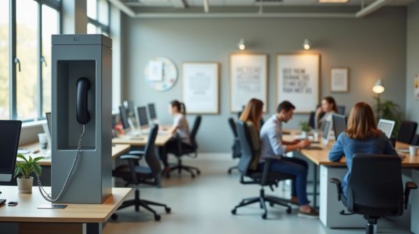 Optimiser l'organisation de bureau avec une phone box acoustique