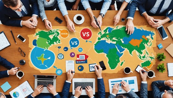 Entreprise locale vs multinationale : avantages et inconvénients